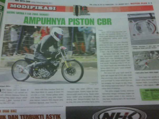 Motor Plus magazine clipping, 2011, Ampuhnya Piston CBR article